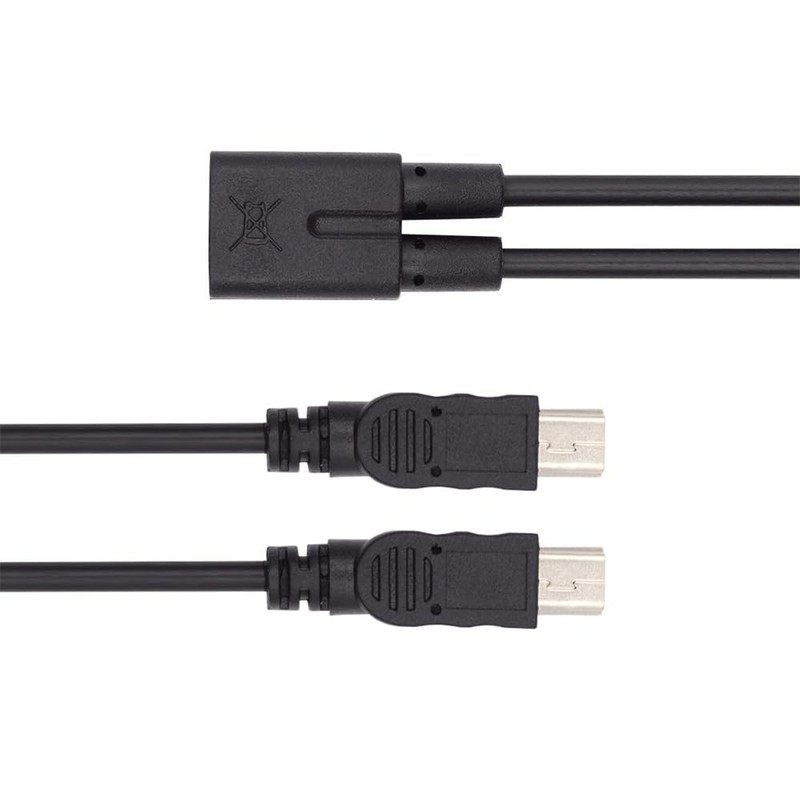 Mini USB 2.0 Female DC 5V to Dual Mini USB 5Pin Male Splitter Extension Charg... gallery