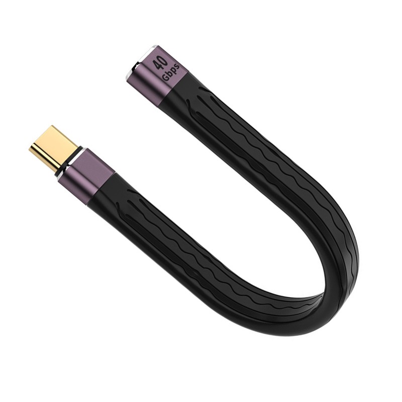 138mm 40Gbps 20V PD 100W Type C Data Cord Fast Charging Cable USB C Cable
