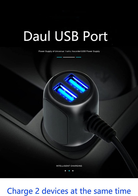 Dash Cam Type C Power Cable Adapter USB-C Port Dashcam Compatible for REDTIGER F gallery