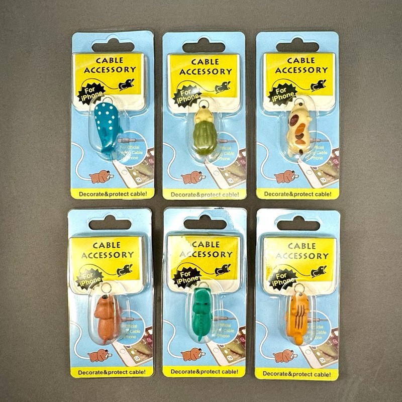Charging Cable Protector ANIMAL BITES Cute Cable Accessory - Universal