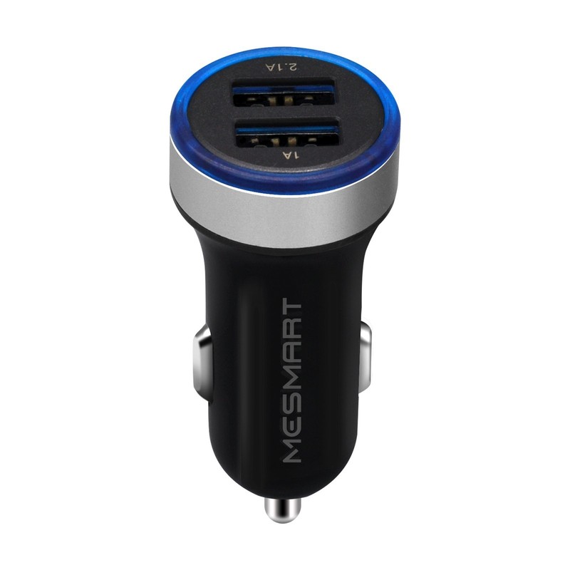 For iPhone Samsung S25 S24 S23 S22 Plus 18W Dual USB Ports Car Charger Adapter