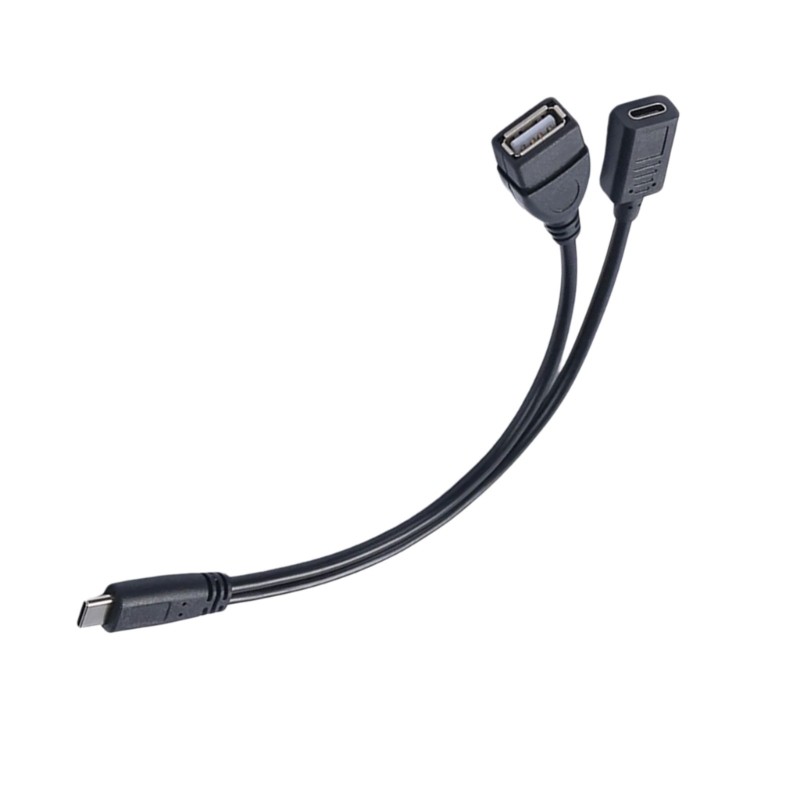 USB C to USB C+USB OTG Adapter and Charger Cable for Connecting Keyboards Mouse gallery