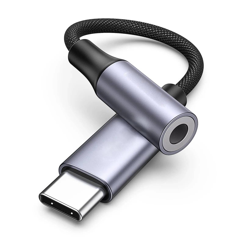 USB-C To 3.5Mm Audio Jack Adapter Samsung iPhone 17 16 15