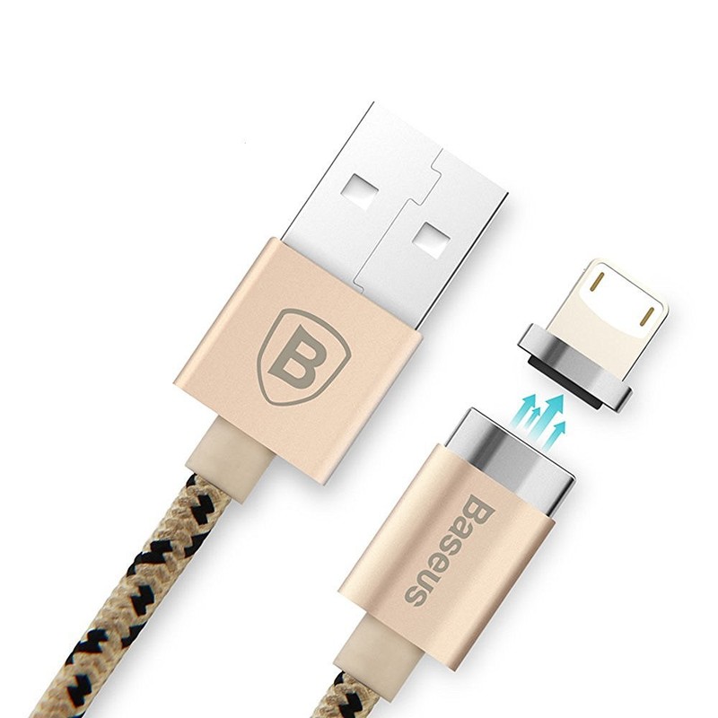 iPhone 12/11/X/8/7/6/5 Apple 3 Ft/1M Magnetic 8 Pin to USB Braided Charger Cable gallery