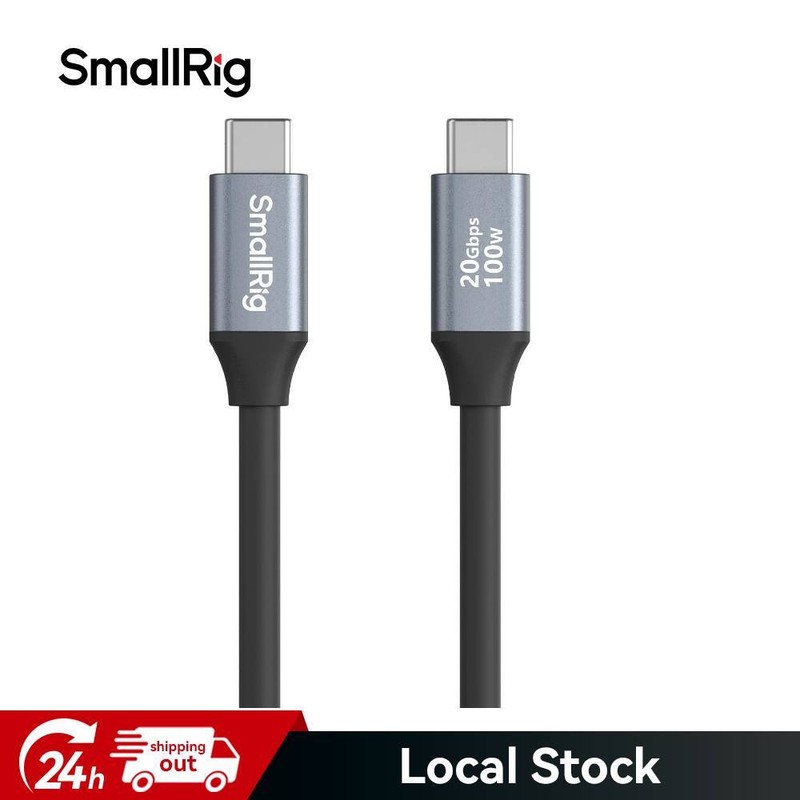SmallRig USB C to USB C Data Cable 1.97ft/ 60cm/ 23.6″ for iPhone Camera 4789