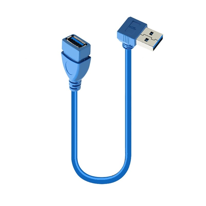 Right Angle USB 3.0 Extension Cable Male to Female 5Gbps Data for Laptop and TV gallery