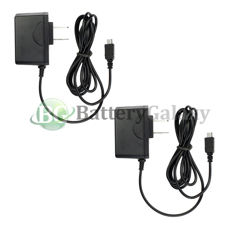 2 Micro USB Wall AC Charger for Motorola Moto X Nexus 5 LG G2 G3 G4 Nokia Lumia