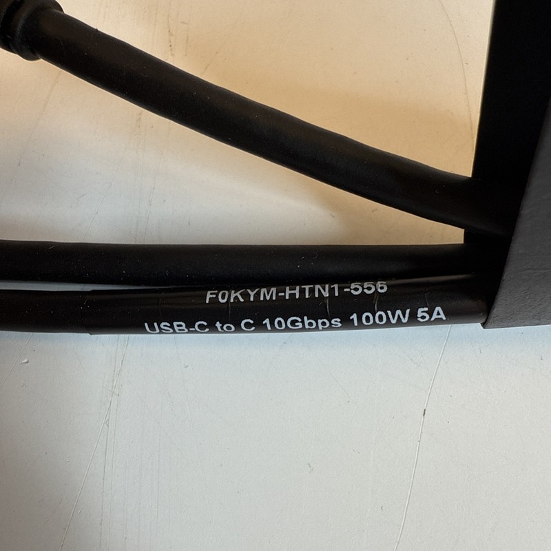 USB-C to USB-C Cable, 3 Feet, 10Gbps, 100W, 5A NWT gallery