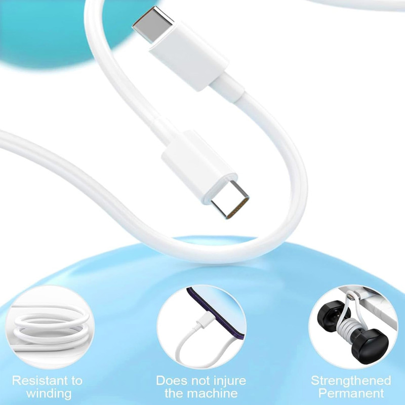 5X PD 60W Fast Charger Cord USB-C to USB-C Cable Lot For Samsung Galaxy S21/S22 gallery