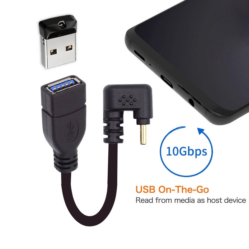 Chenyang USB 3.1 Type-C Male to USB 3.0-A Female OTG Data Power 10Gbps Cable gallery
