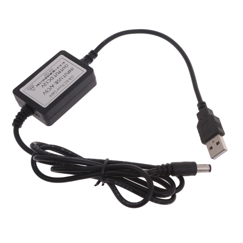 Universal USB to DC Power Cable 5V to12V USB to DC5.5x2.1mm Charging Cable gallery