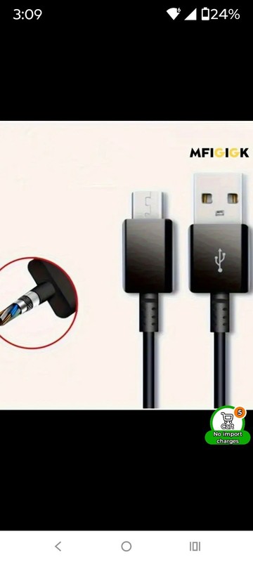 Usb-A To Usb-C Charging And Data Cable. 4ft Long. Brand New. gallery