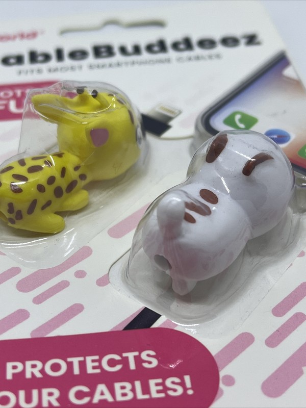 iWorld Cable Buddeez Phone Cord/Cable Protectors 2 Pack gallery