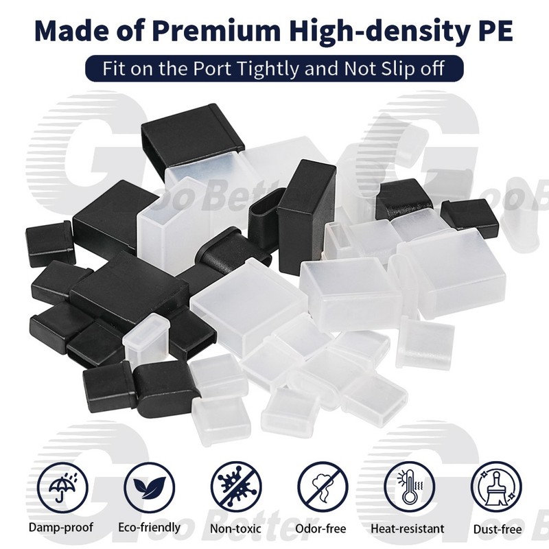 52pcs USB-C Port Covers Silicone Dust Plugs Protector for Phone Charging Port gallery