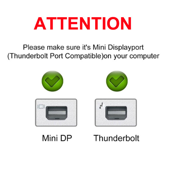 Macbook Pro Air Mini Displayport MiniDP to DVI TV Adapter Converter Cable Cord gallery