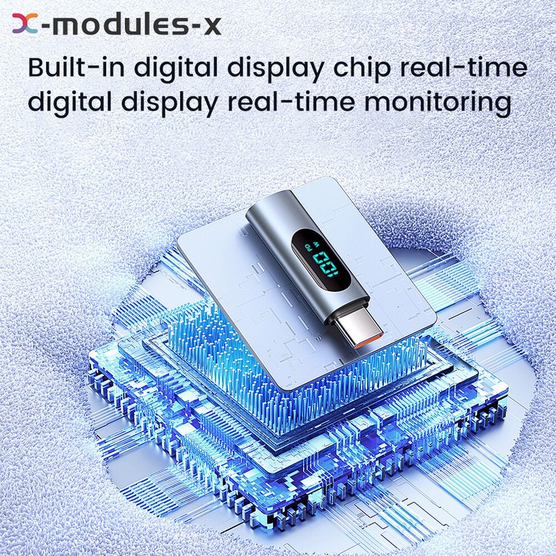 LED Display PD 100W USB C to Type C Adapter Type-C Male to Female Converter gallery
