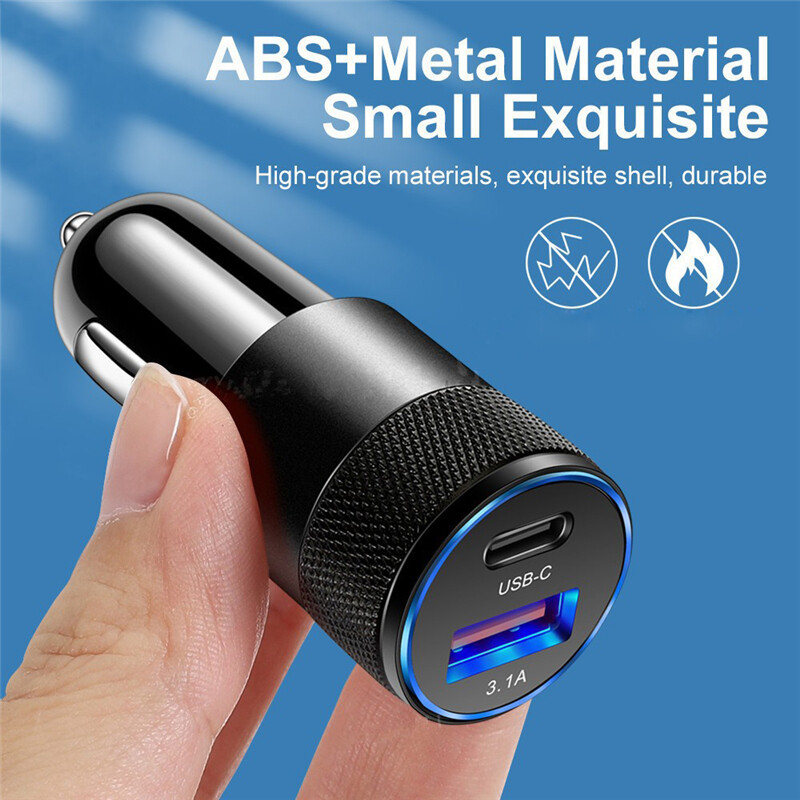 PD 30W USB-C Car Charger Block + 4in1 Cable For Samsung Galaxy S24/23/22/+/Ultra gallery
