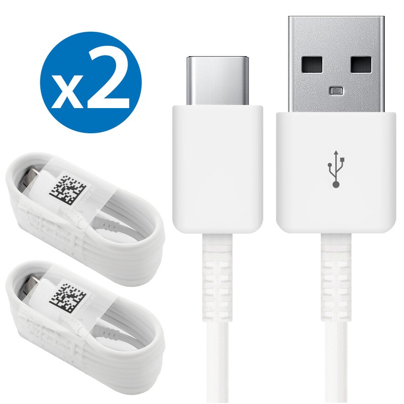 2-Pack For Samsung USB Type C Fast Charging Cable Galaxy S8 S9 S10 Plus Note 8 9