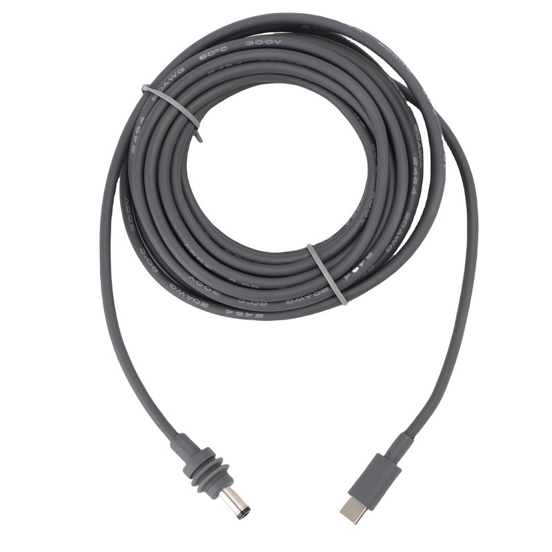 Satellite Type C To DC Power Cable 18AWG Cord IP68 Rating Supports PD Proto FVLU