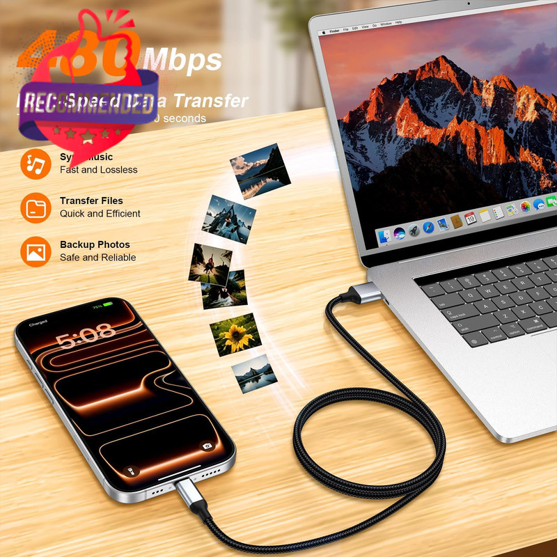 Usb To Usb C Cable 3ft, 2-pack Usb A To Usb C Fast Charging Cord Braided, 3 Ft gallery