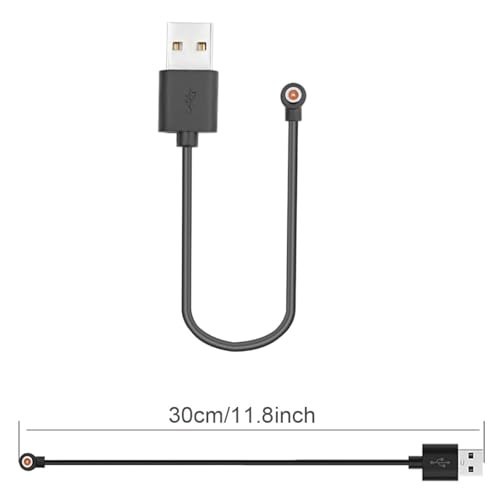 2 Pcs Magnetic Smart Ring Charger Cable, 4Mm 1-Pin Replacement Charging Cord for gallery