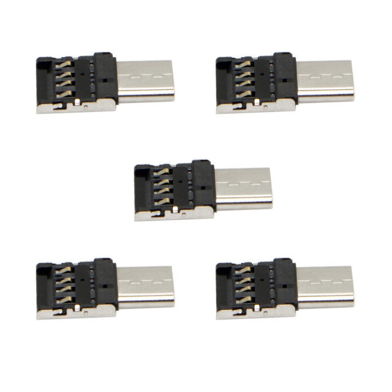 5set Ultra Mini Type-C USB-C to USB 2.0 OTG Adapter for Cell Phone Tablet Laptop gallery
