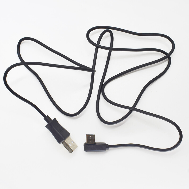 5pcs 1M/3.3ft USB Male to Right Angle Type-C 5V 2A Sync Data Charge Cable gallery