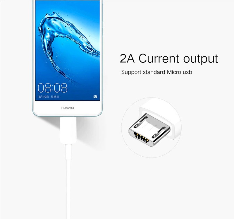 Genuine Micro USB Adapter Cable Data Charger Cord For Huawei Y9 Y6 Y3 (2018) OZ gallery