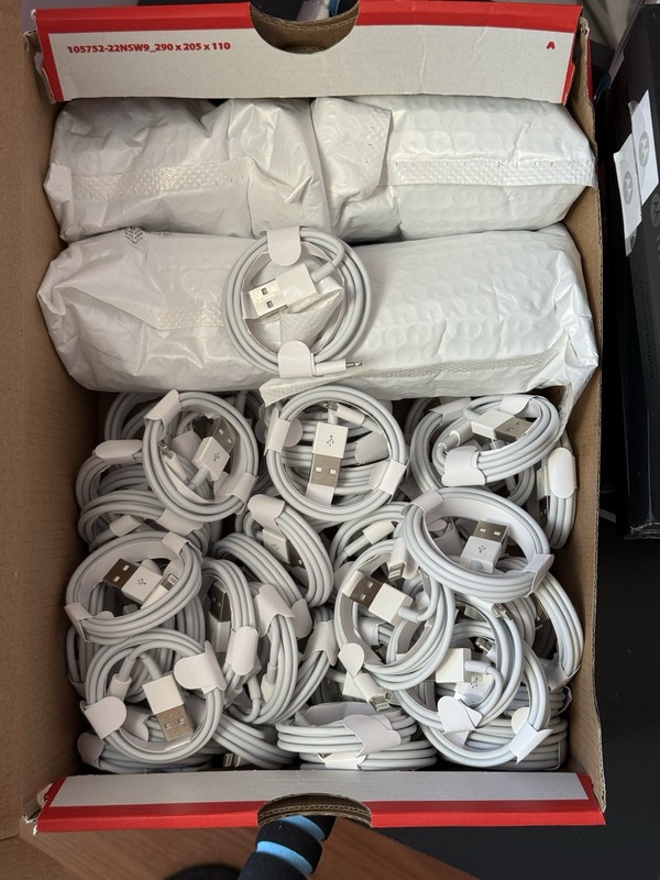 60 Pcs Brand New Charger Wire For iPhone Lot.