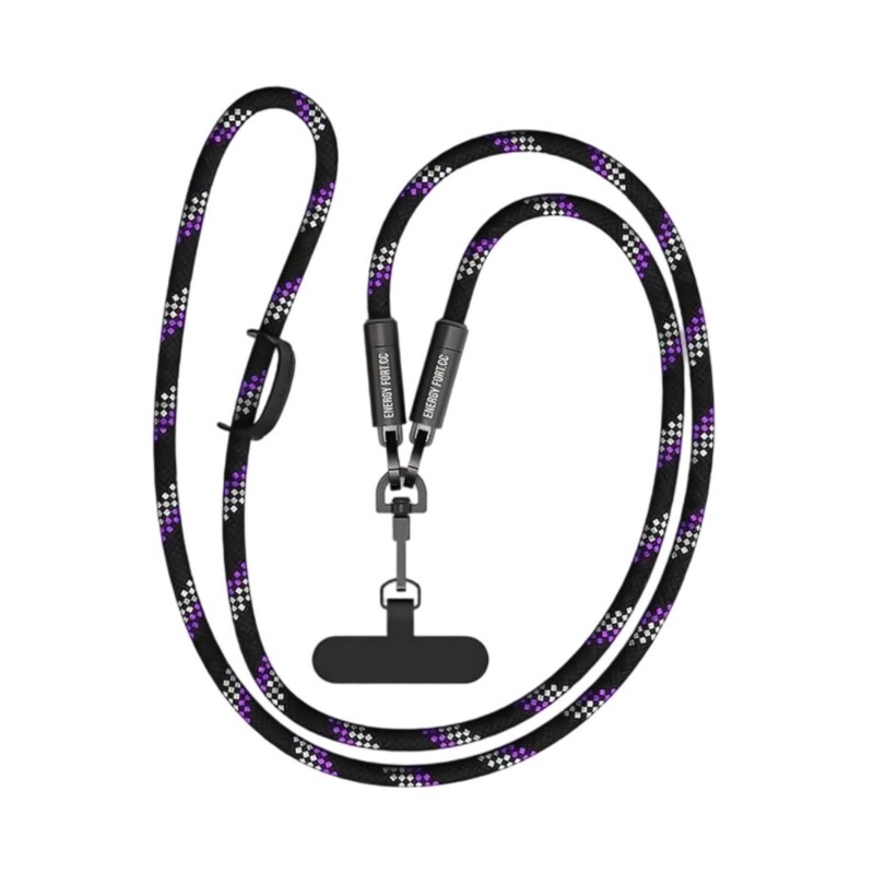 Crossbody Phone Lanyard Straps with Patches Adjustable Braided Neck Straps gallery