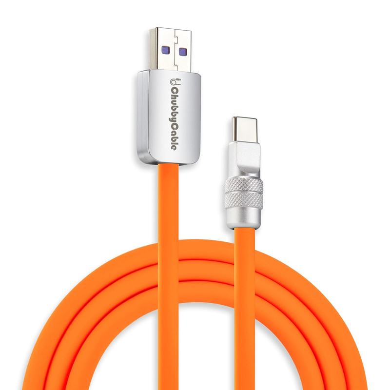 Chubby 2.0 USB C 120W Fast Charging Cable Silicone Soft Durable USB C Cable E…