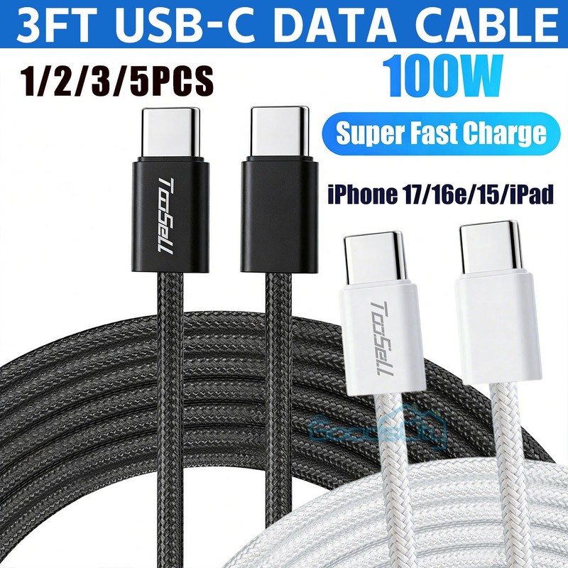 Wholesale Braided Type-C Fast Charging Data SYNC Charger Cable Cord for Apple gallery