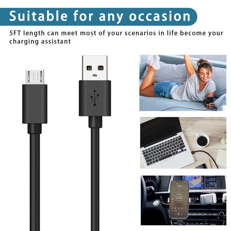 10W Micro USB Power Adapter Charging Cable For Kindle Paperwhite Oasis gallery