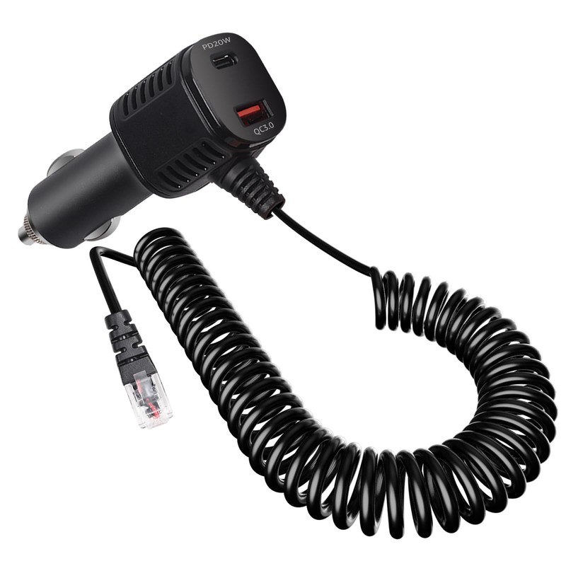 Radar Detector Power Cord with Dual Fast Charge Fit for Escort Max360
