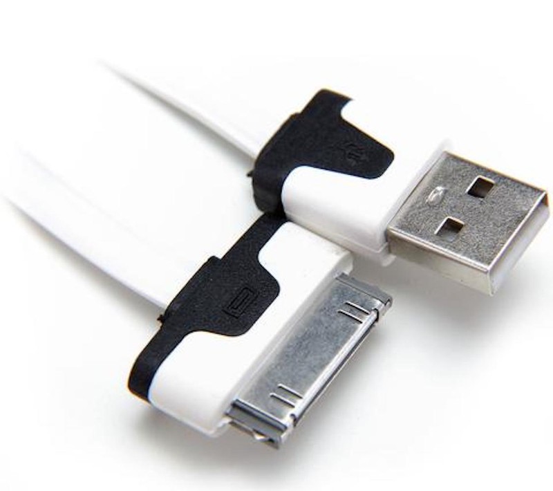 flat noodle USB Data Sync Charge phone power charger Cable FOR iphone 4s ipod 6 gallery