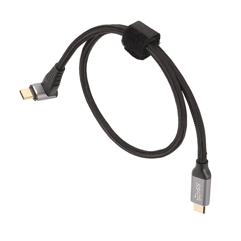 90 Degree USB C Cable 4K 60Hz PD100W For