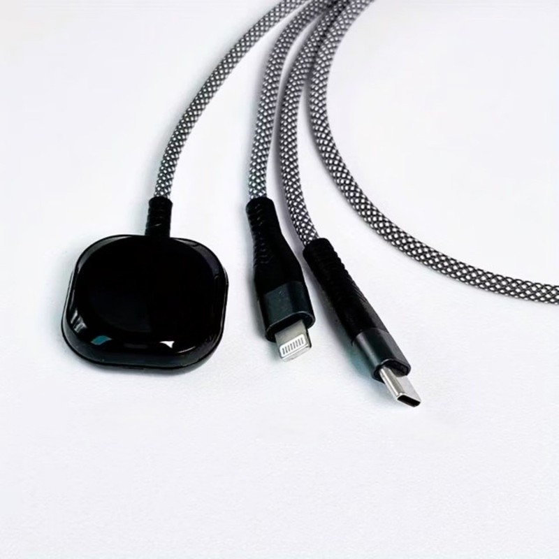 cell phone charging cord 3 in 1 - Black gallery