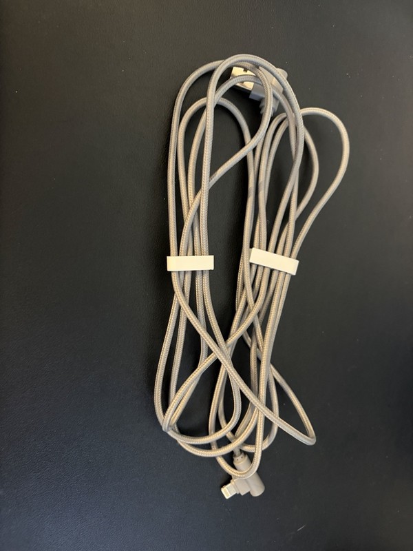 9ft Braided USB Cable With Right Angle Charger
