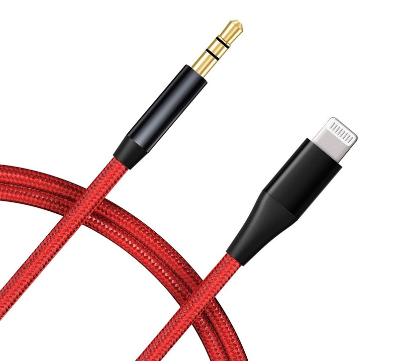 3.5mm Aux Cable Audio Cord Car Stereo Aux-in Speaker Wire for Cell Phones