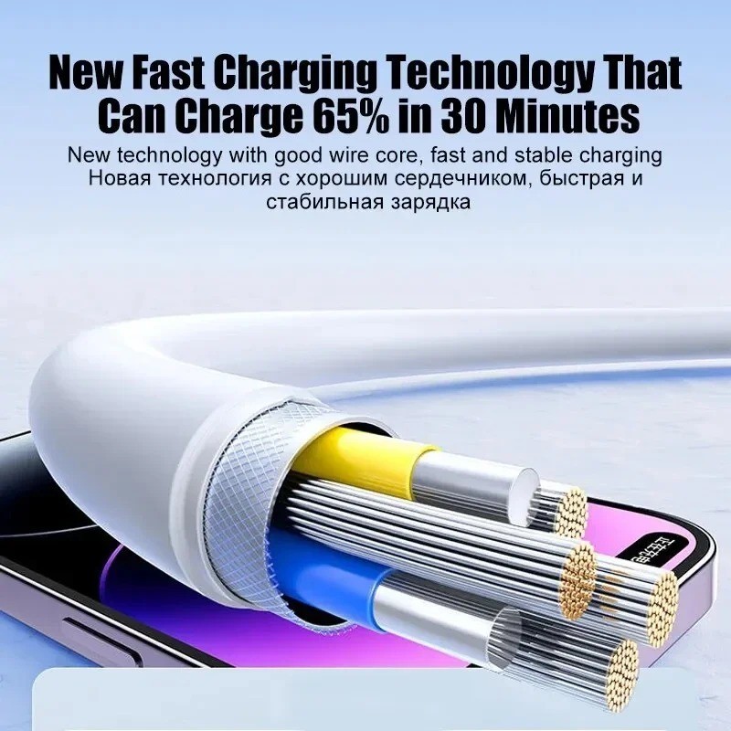 IPhone 16 15 Pro Max Plus USB-A Cable Fast Charger Type C Charging Data lot Cord gallery