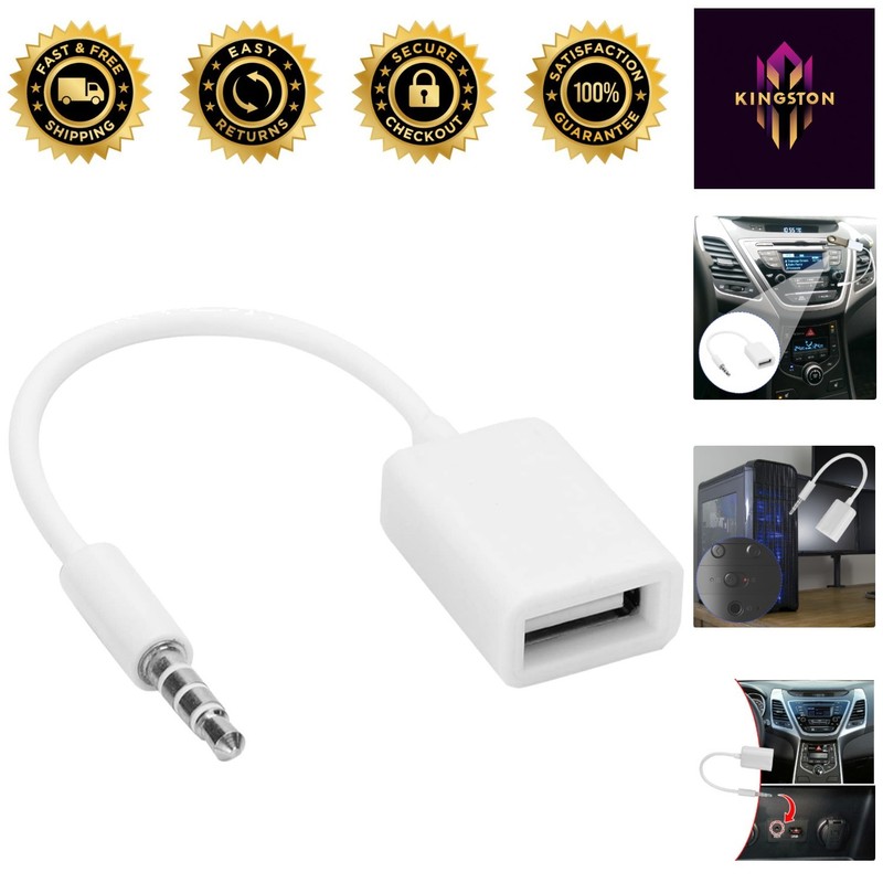 Plug and Play USB to Aux Audio Adapter for Enhanced Car Sound Experience