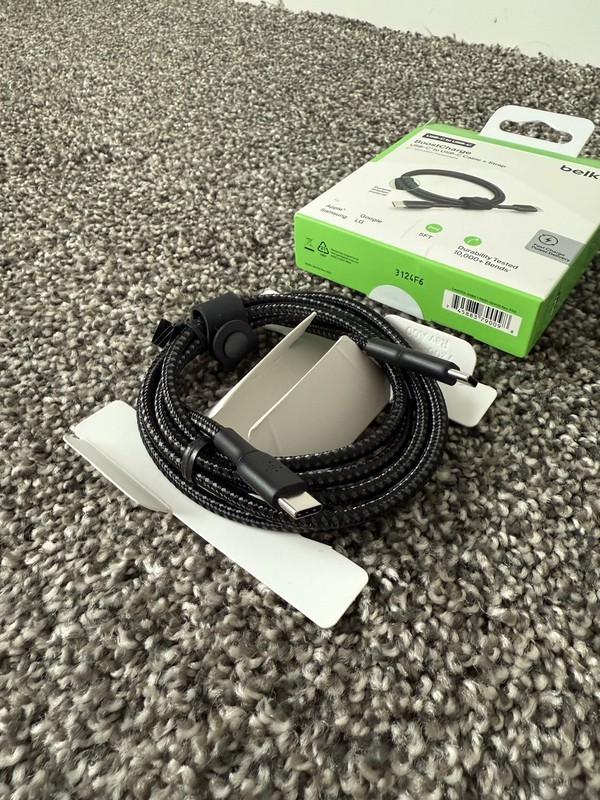 Belkin BoostCharge USB-C To USB-C Cable 5 FT (Apple, Samsung, LG, Google) gallery