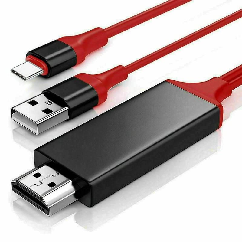 MHL USB-C to HDMI with USB-A Charging Adapter Cable for Android Phones & Tablet gallery