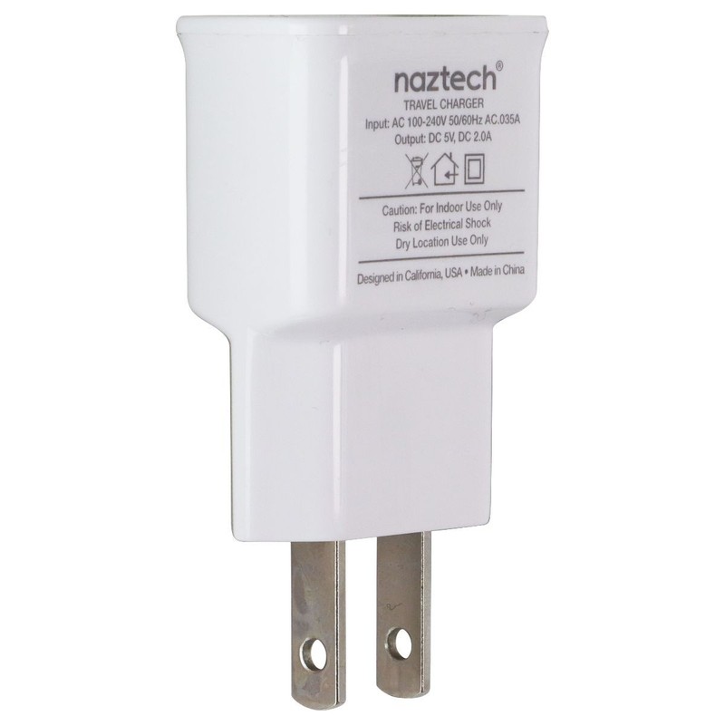 Naztech 6 Foot 8-pin to USB Cable + Dual USB Travel Charger Bundle gallery