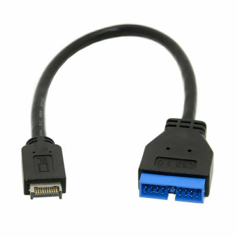 USB 3.1 Front Panel Header to USB 3.0 20Pin Header Extension Cable 20cm
