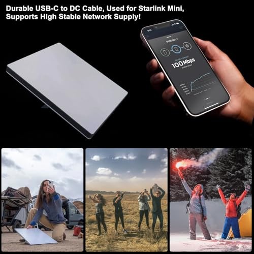USB C to DC Power Cable for Starlink Mini, PD 100W Type C Fast Charging Cord gallery
