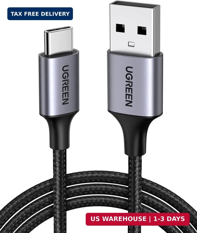 UGREEN USB to USB C Cable, Car Carplay Cable USB A to Type C Cable Fast Charging