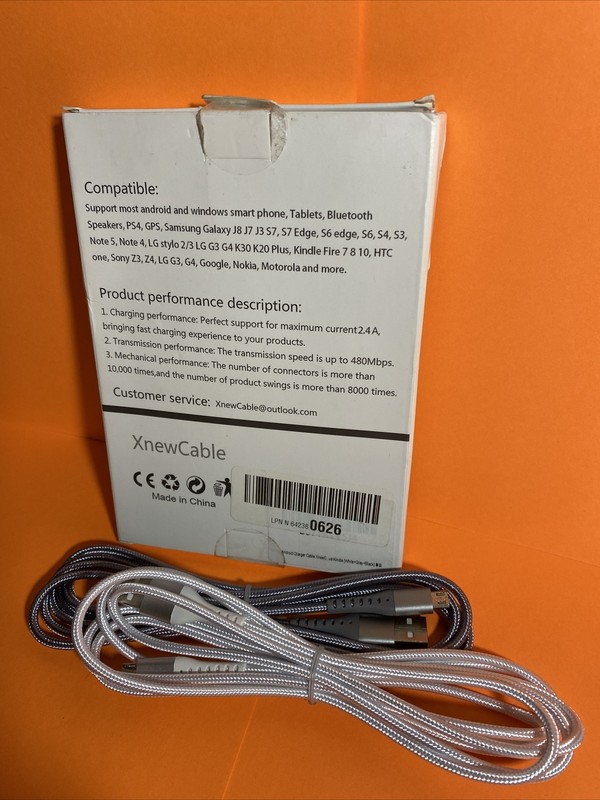 cnewcable. 2 pk. 7 ft. each. android gallery