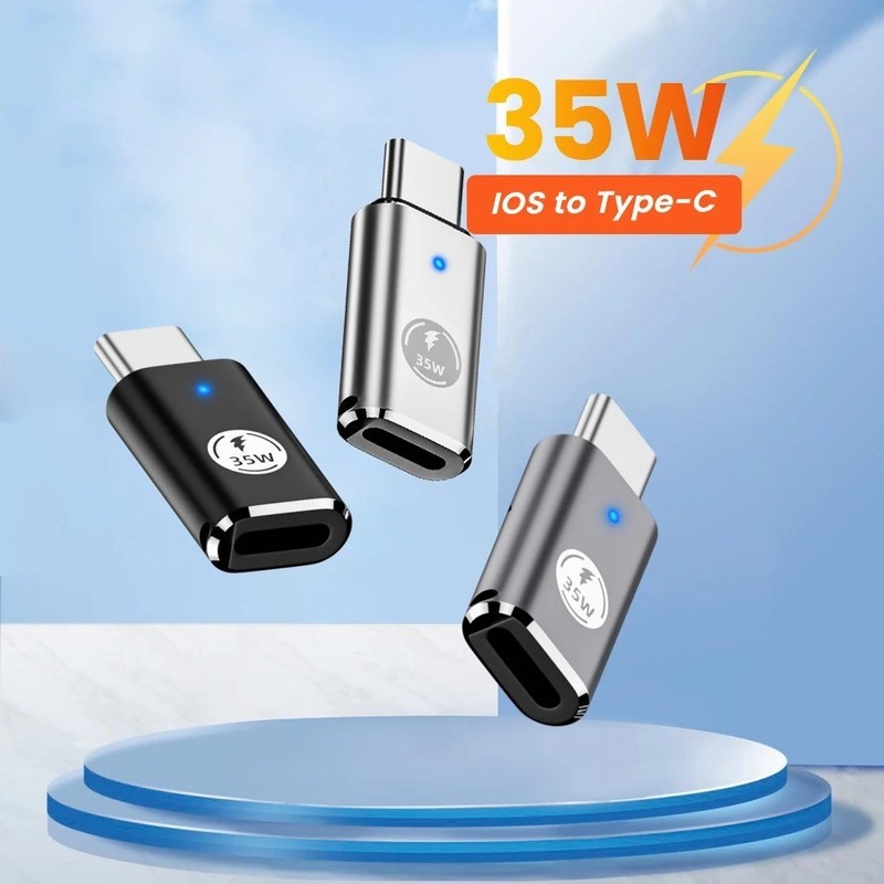 35W USB C to iOS Adapter LED Converter Female to Type C for iPhone 15 14 13 12 gallery