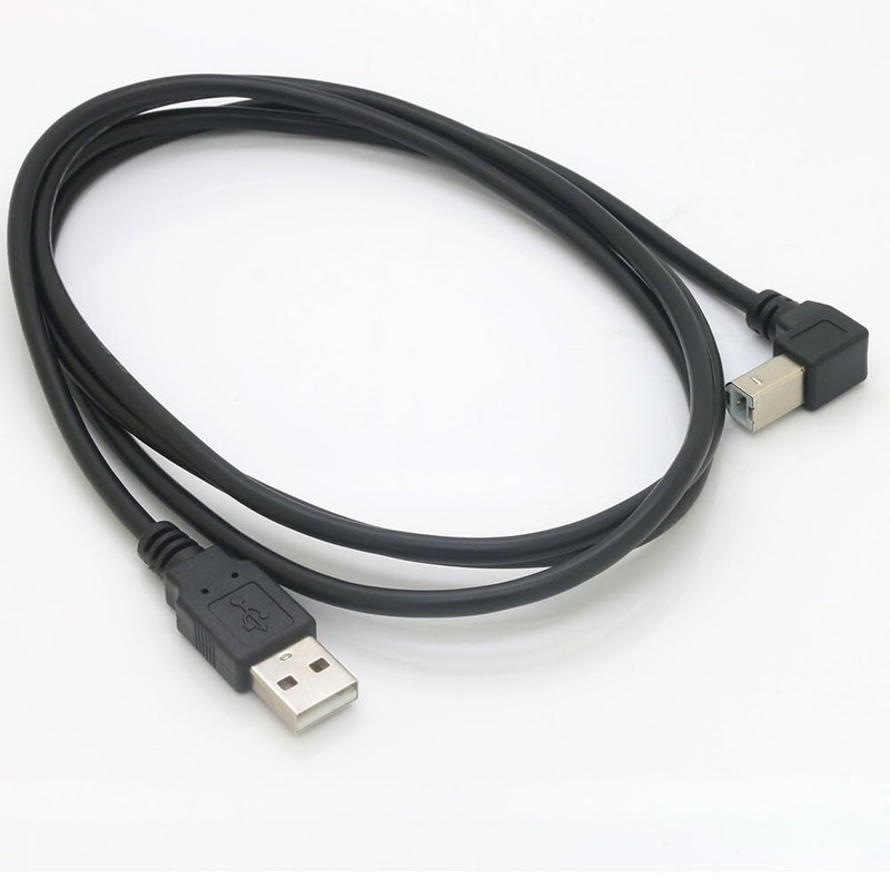 Tivid 59inch USB 2.0 High Speed Printer/Scanner Right Angle Cable USB Printer…